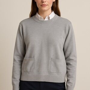 Vineyard Vines Gray Crewneck Sweater XS Women’s Classic Pullover